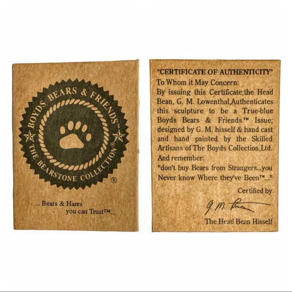 The Bearstone Collection Boyds Bears & Friends: Larry Nuthin' But Net 19… - Picture 12 of 15